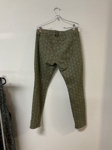 Cabi (10) green tan pant