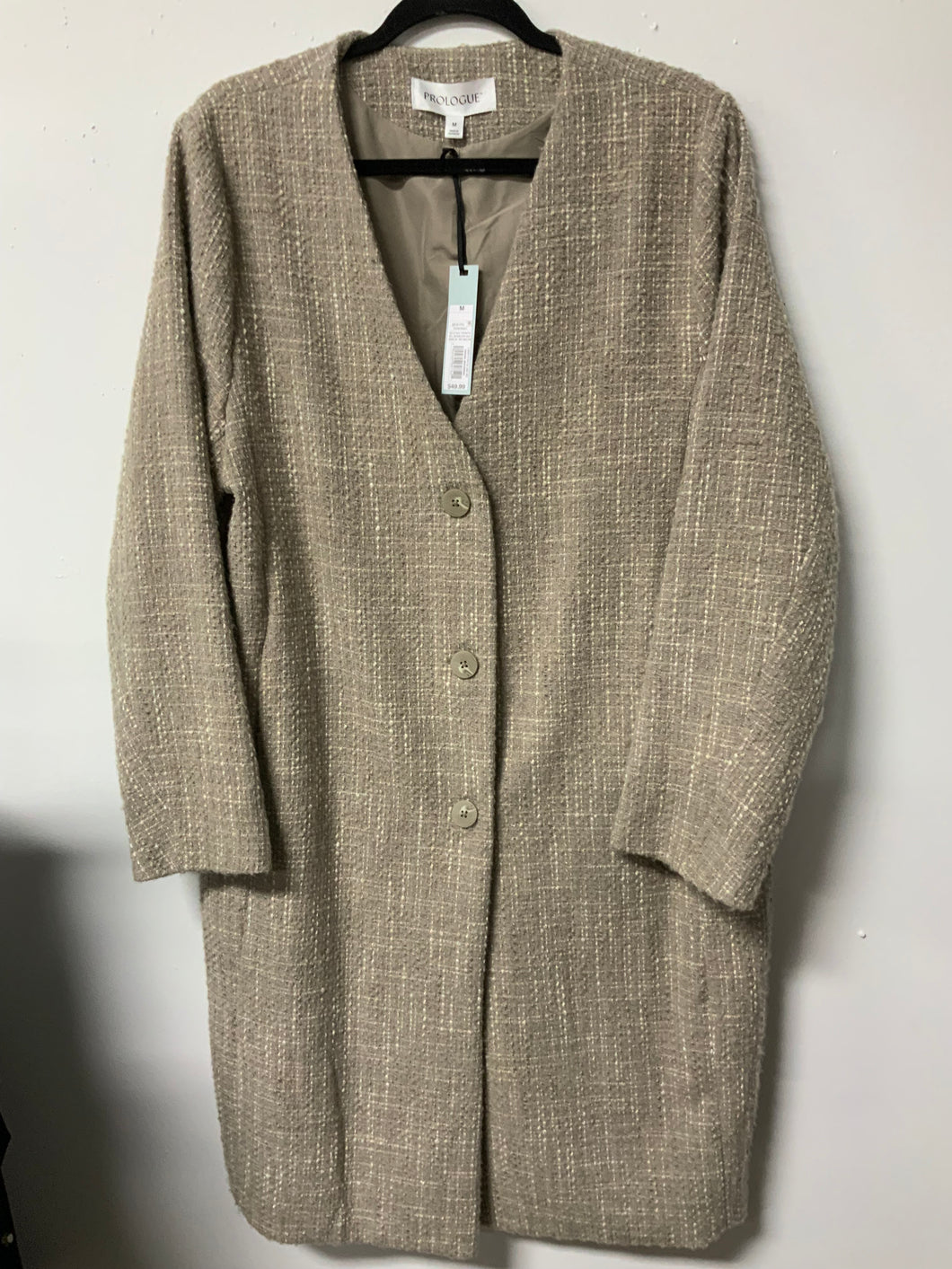 Prologue (M) tan twd coat NWT