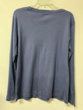Load image into Gallery viewer, Northcrest (L) blue, grey deer long sleeve NWT
