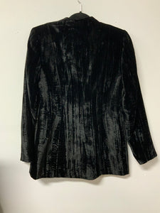 Calvin Klein (M) black velvet blazer