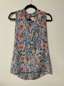 Cabi (XS) wh navy leaf red flwr Sl