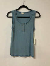 Load image into Gallery viewer, La Miel (L) blu rib tank NWT

