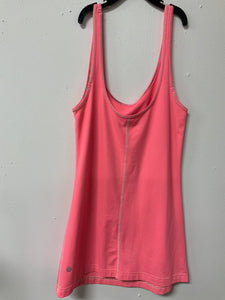 Lululemon pink & white stripe tank top