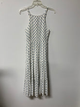 Load image into Gallery viewer, Sim &amp; Sam (S) wh blu dot dress NWT
