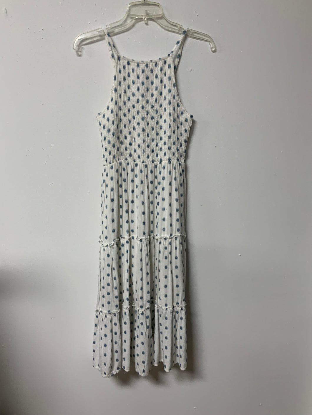 Sim & Sam (S) wh blu dot dress NWT