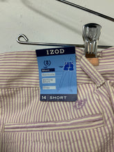 Load image into Gallery viewer, Izod (14) pnk blu grn stripe NWT
