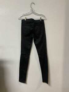 Joes (25) black rubber jean