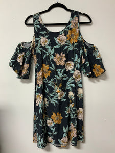 Cupio (S) blue flower shirt NWT