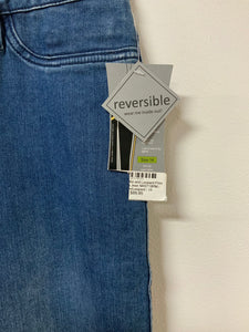 Slim Sat (14) rev leop jean NWT