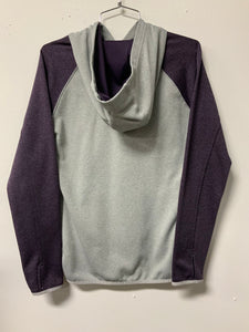 North Face (S) purple grey hood sweater