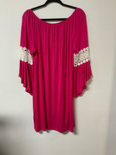 Load image into Gallery viewer, Southern Fried Chicks (L) pink dress NWT
