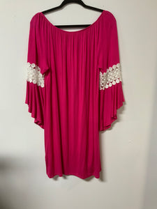 Southern Fried Chicks (L) pink dress NWT