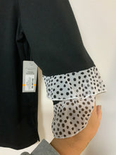 Load image into Gallery viewer, Multiples (S) blk wh dot slv NWT
