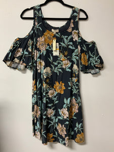 Cupio (S) blue flower shirt NWT