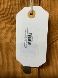 Love riche (L) gold corduroy snap skirt NWT