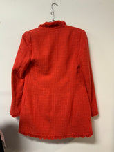 Load image into Gallery viewer, Rachel (M) red fray jacket NWT
