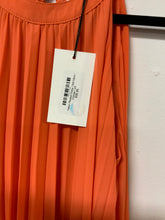 Load image into Gallery viewer, THML (XS) Orange Pleated dress NWT
