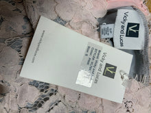 Load image into Gallery viewer, Vicky and Lucas (S) pink &amp; grey lace dress NWT
