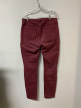 Load image into Gallery viewer, CAbi (10) maroon brush jeans

