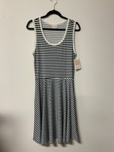 Load image into Gallery viewer, LuLaRoe (L) stripe dress NWT
