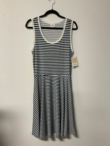 LuLaRoe (L) stripe dress NWT