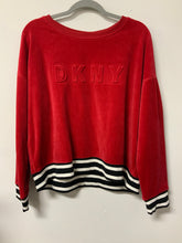 Load image into Gallery viewer, DKNY (L) red emboss terry
