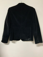 Load image into Gallery viewer, Ann Taylor (12) black velvet blazer
