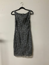 Load image into Gallery viewer, White Black (4) grey lace dress
