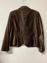 Load image into Gallery viewer, Luxury (14P) brown suede blazer
