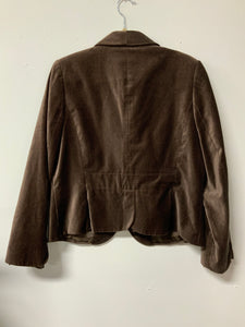 Luxury (14P) brown suede blazer