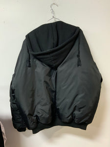 X2 collection black satiny, orange lining