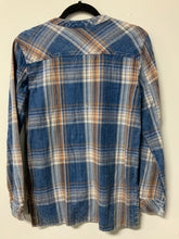 Load image into Gallery viewer, Art Class (12/14) blue &amp; rust plaid flannel NWT
