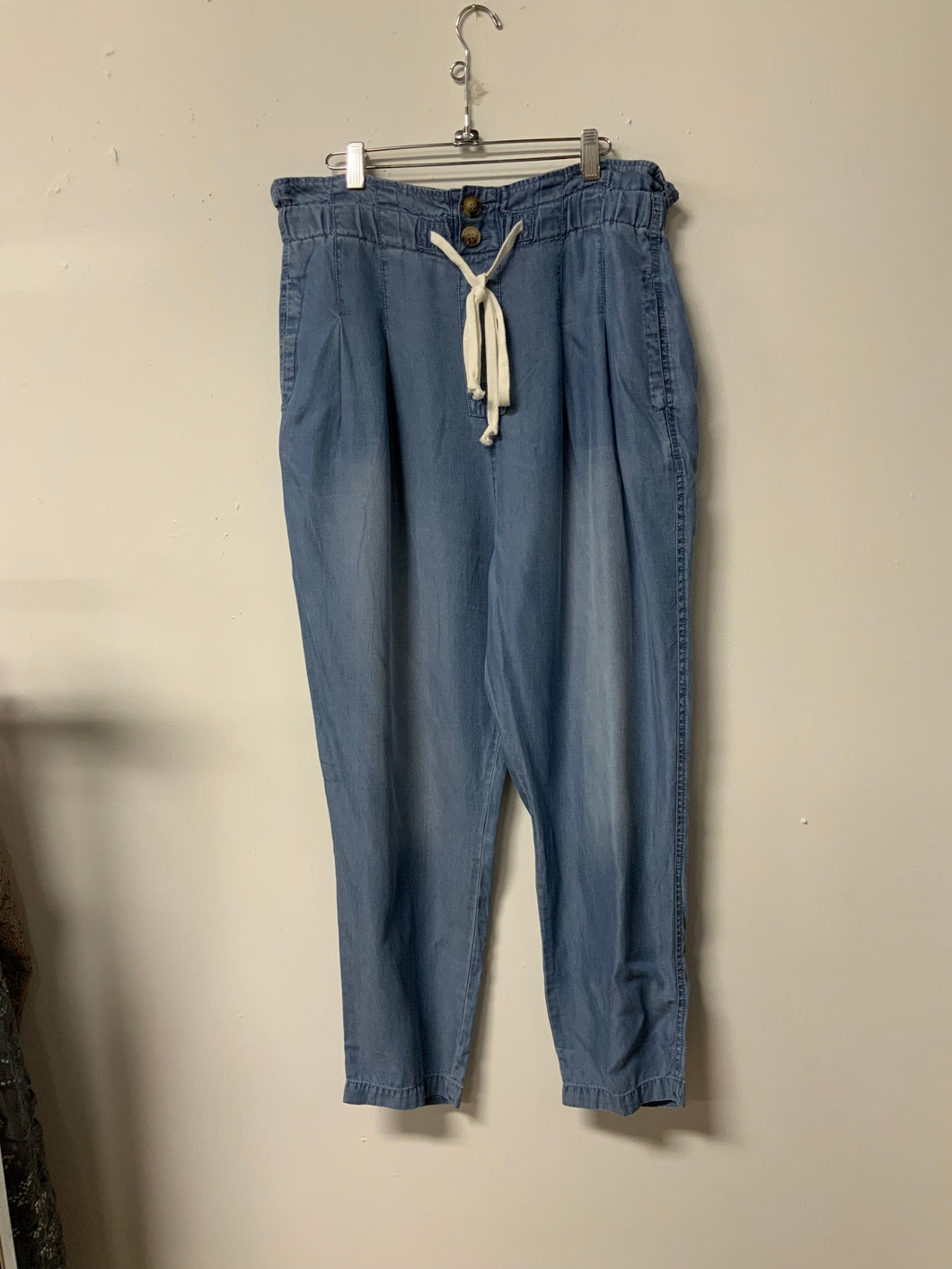 Zenana (XL) Chambray elas pant