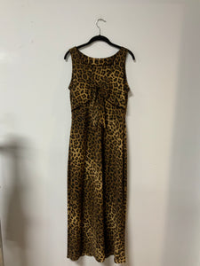 Studio (16) leop bk tie dress