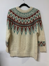 Load image into Gallery viewer, GeeGee (S) cream - green &amp; red tinsel NWT
