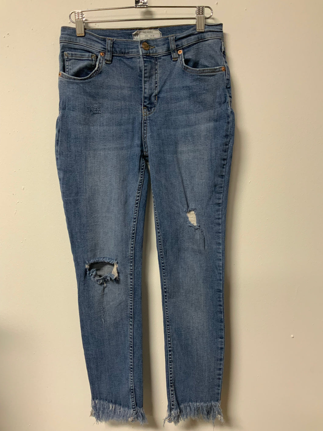 Free People (28) fray hem jean