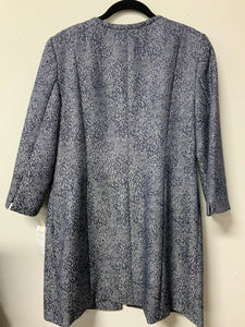 Isabella (12) navy speckled jacket NWT