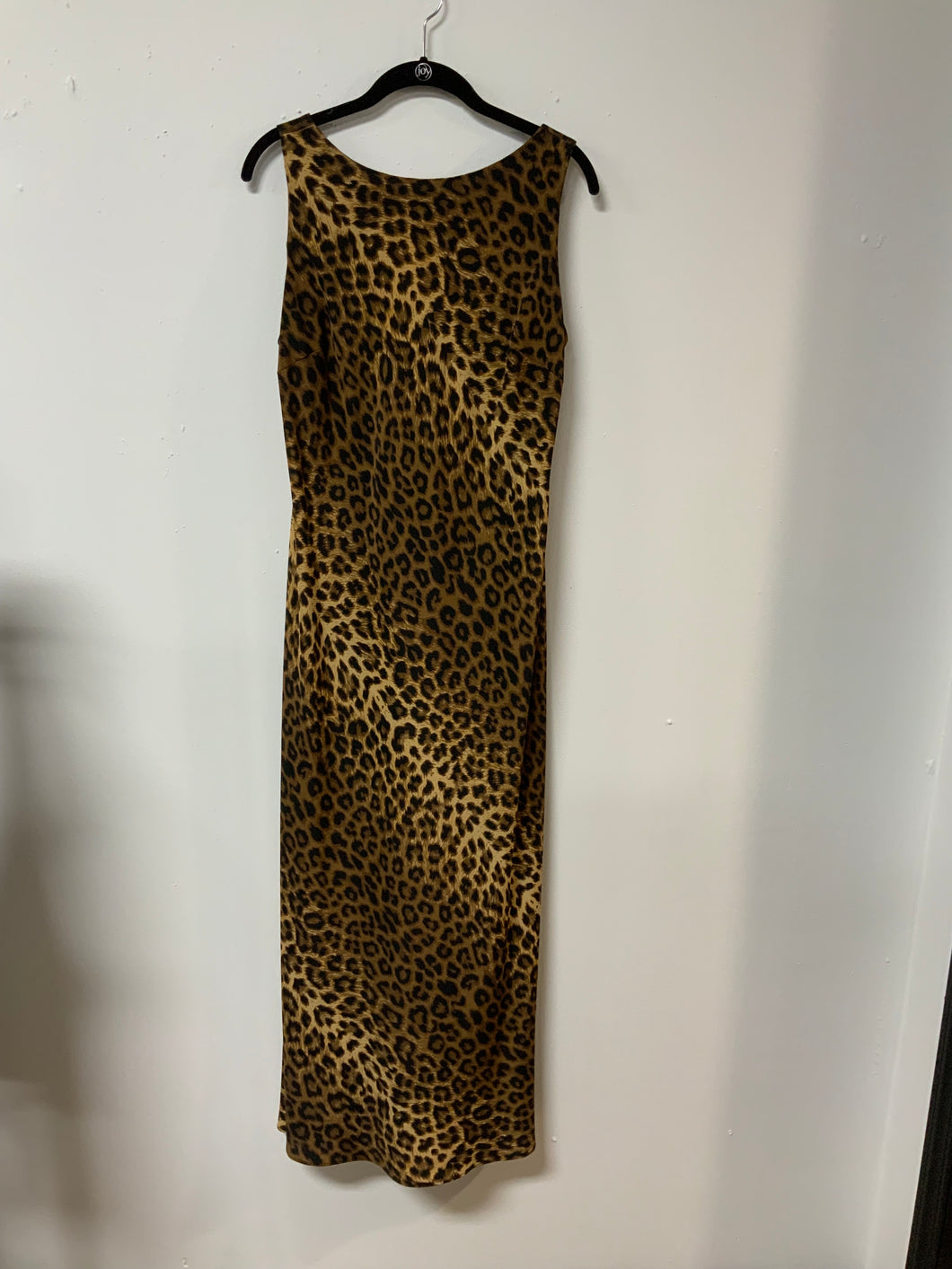 Studio (16) leop bk tie dress