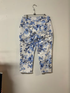 Ethyl (10) wh blu flwr NWT