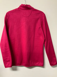 Adidas (S) pink pt zip jacket
