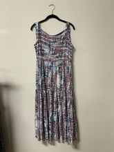 Load image into Gallery viewer, Pure (L) blue mauve tie strap dress
