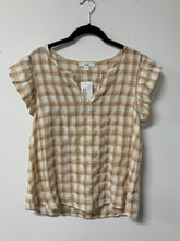 Load image into Gallery viewer, Mine (M) plaid shortsleeved shirt NWT
