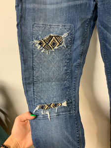 Hudson (26) blue, tank knee patch