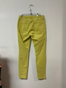 Cabi (8) lime jean curvy skinny