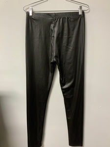 New Mix (S/M & L/XL & 1X/2X) black leather leggings NWT
