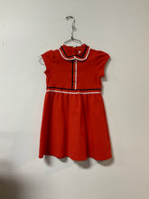 Load image into Gallery viewer, Janie (6) red wh blu pleat color dress
