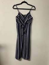 Load image into Gallery viewer, Mystree (S) navy stripe dress NWT

