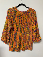 Load image into Gallery viewer, Ethyl (XXL) orange, blue, &amp; pink sweater NWT
