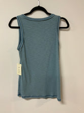 Load image into Gallery viewer, La Miel (L) blu rib tank NWT
