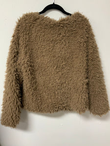 Ashley (XL) brown fur jacket